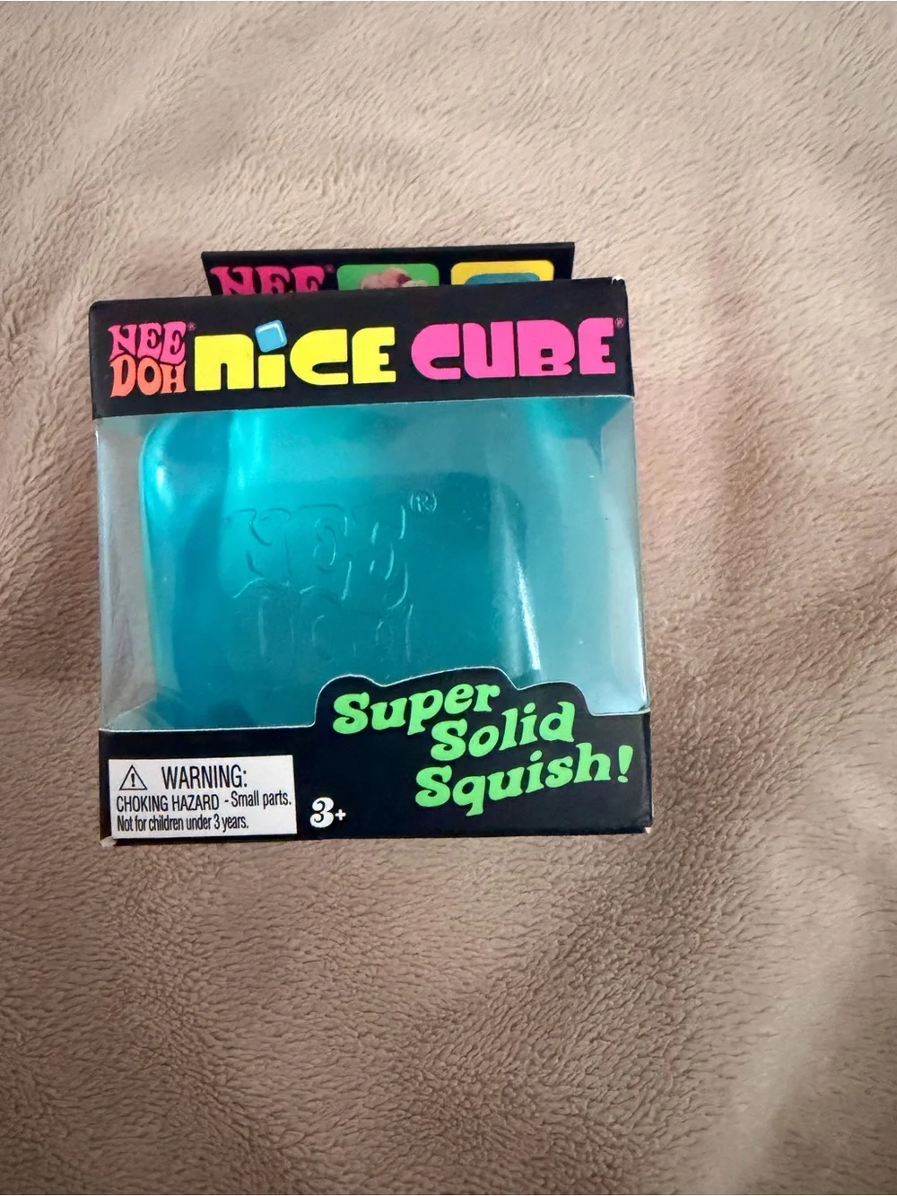 AUTHENTIC NeeDoh Nice Cube Squishy Toy - Blue